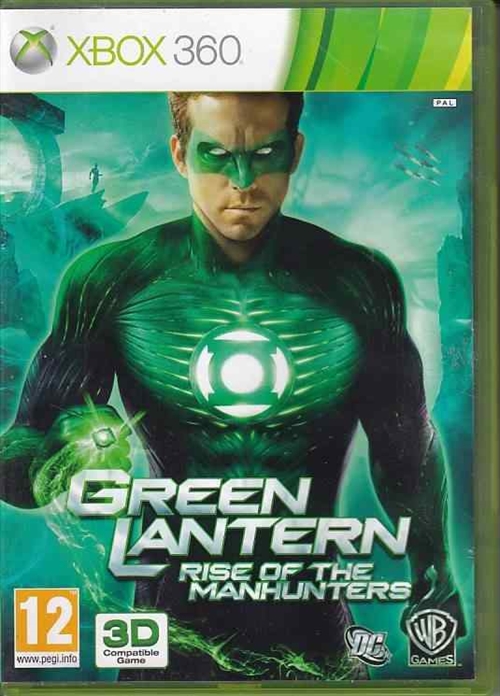 Green Lantern Rise of the Manhunters - XBOX 360 (B Grade) (Genbrug)